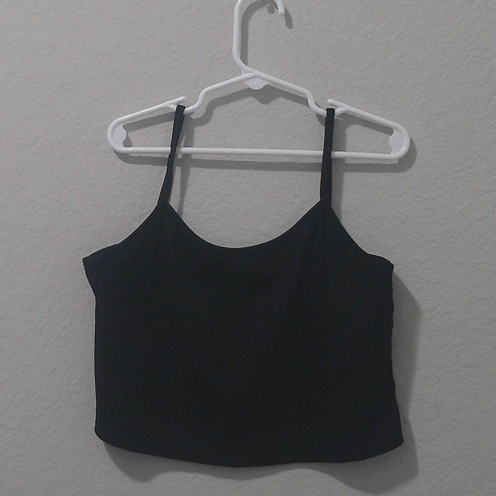 SHEIN Black Crop Top